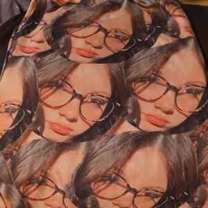 Unique Face Print Scarf